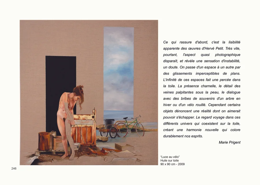 corps sur toile